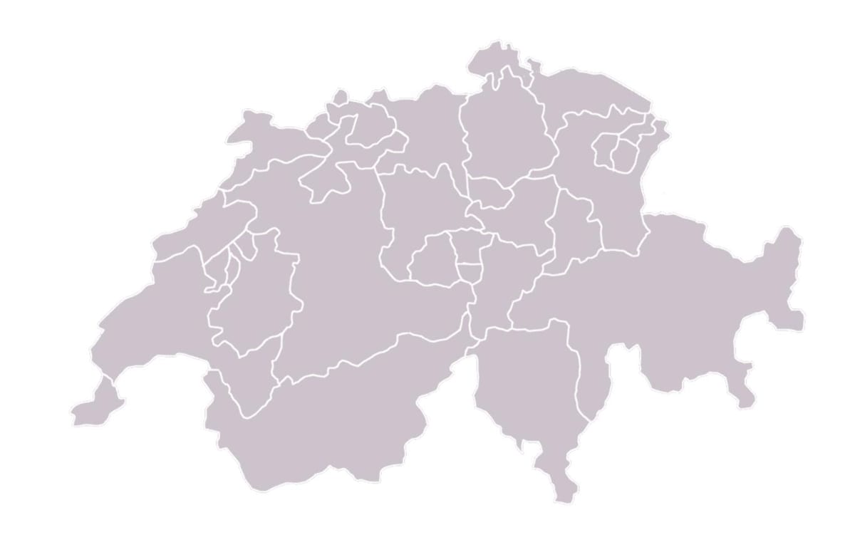 harta e zbrazët harta e zvicrës