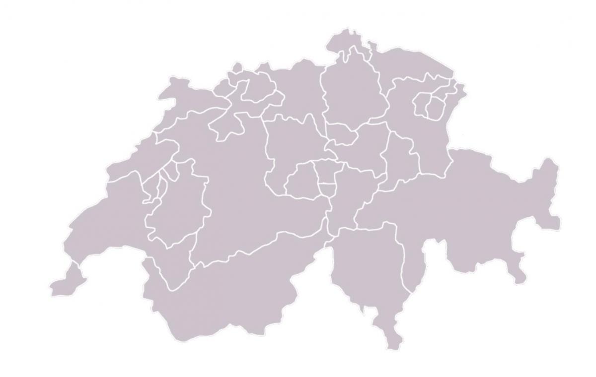 harta e zbrazët harta e zvicrës