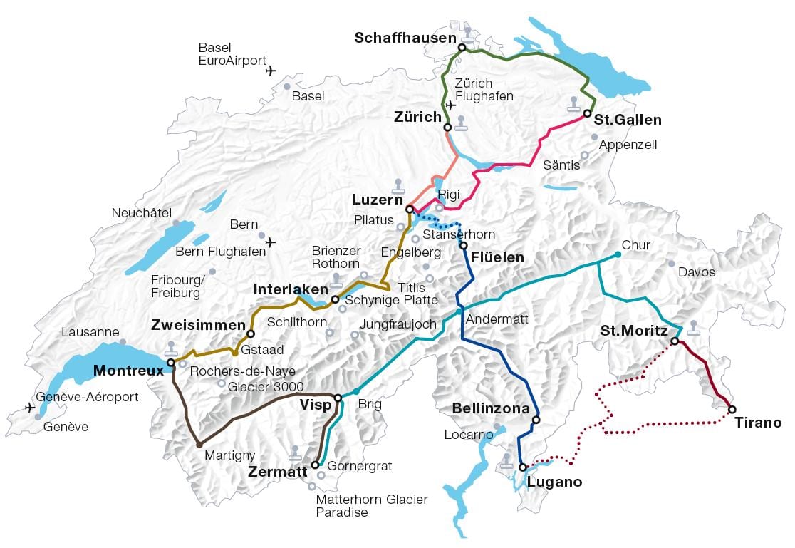 zvicër tren rrugë hartë