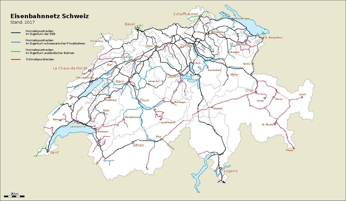 harta e zvicrës në portet