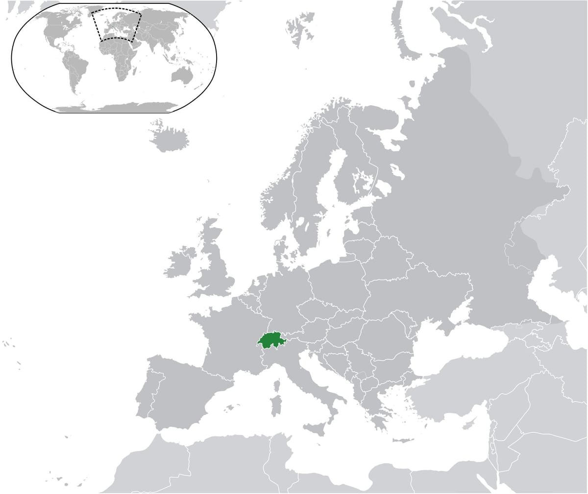 hartë të botës duke treguar zvicër