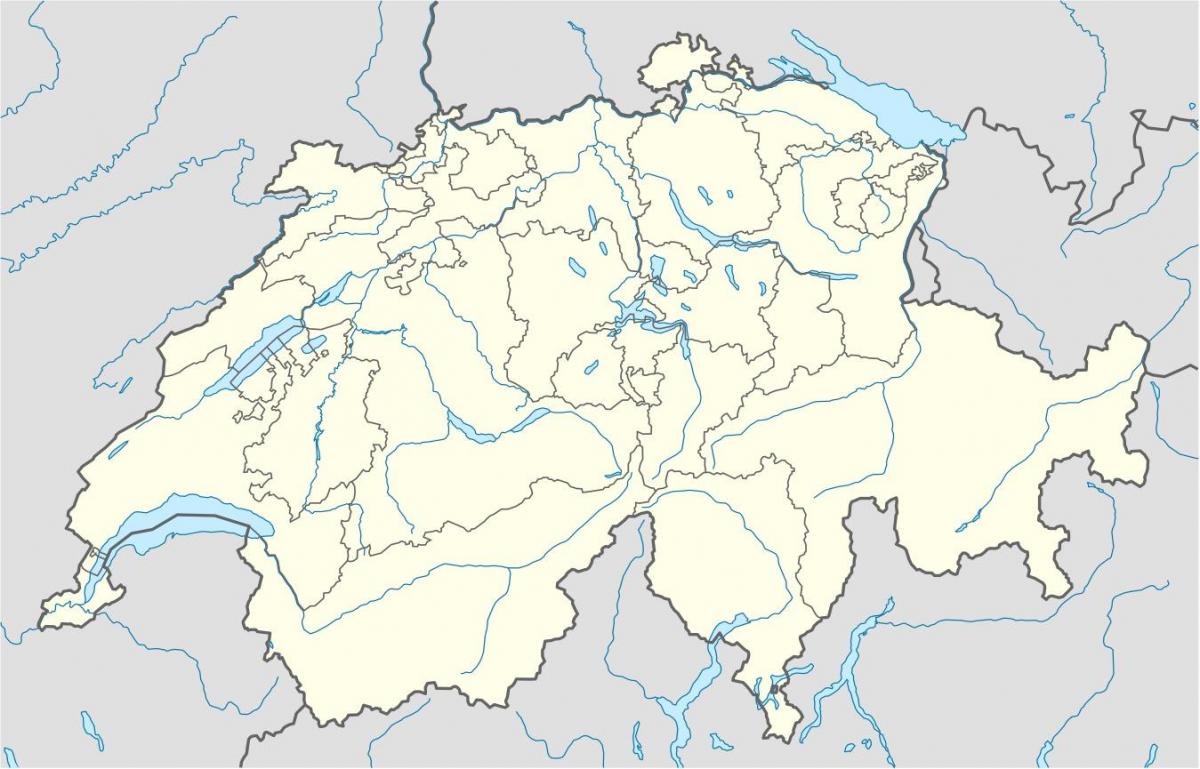 harta e zvicrës në hartë vektoriale