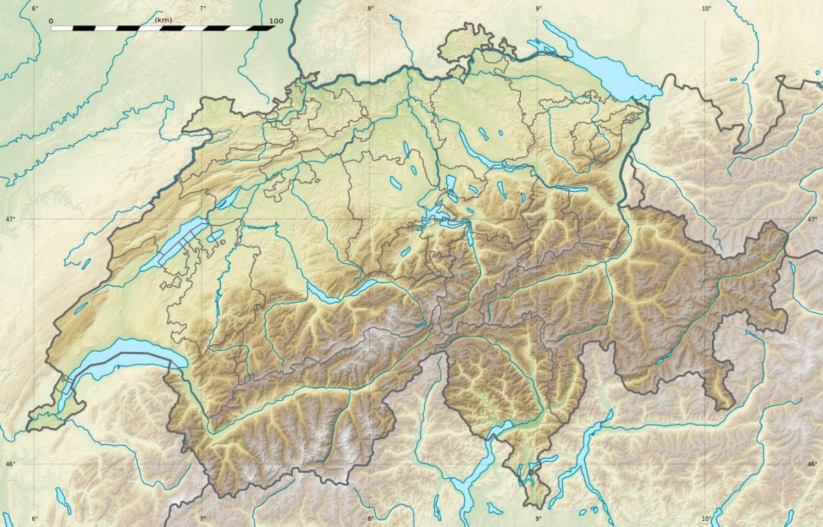 harta e zvicrës lehtësim