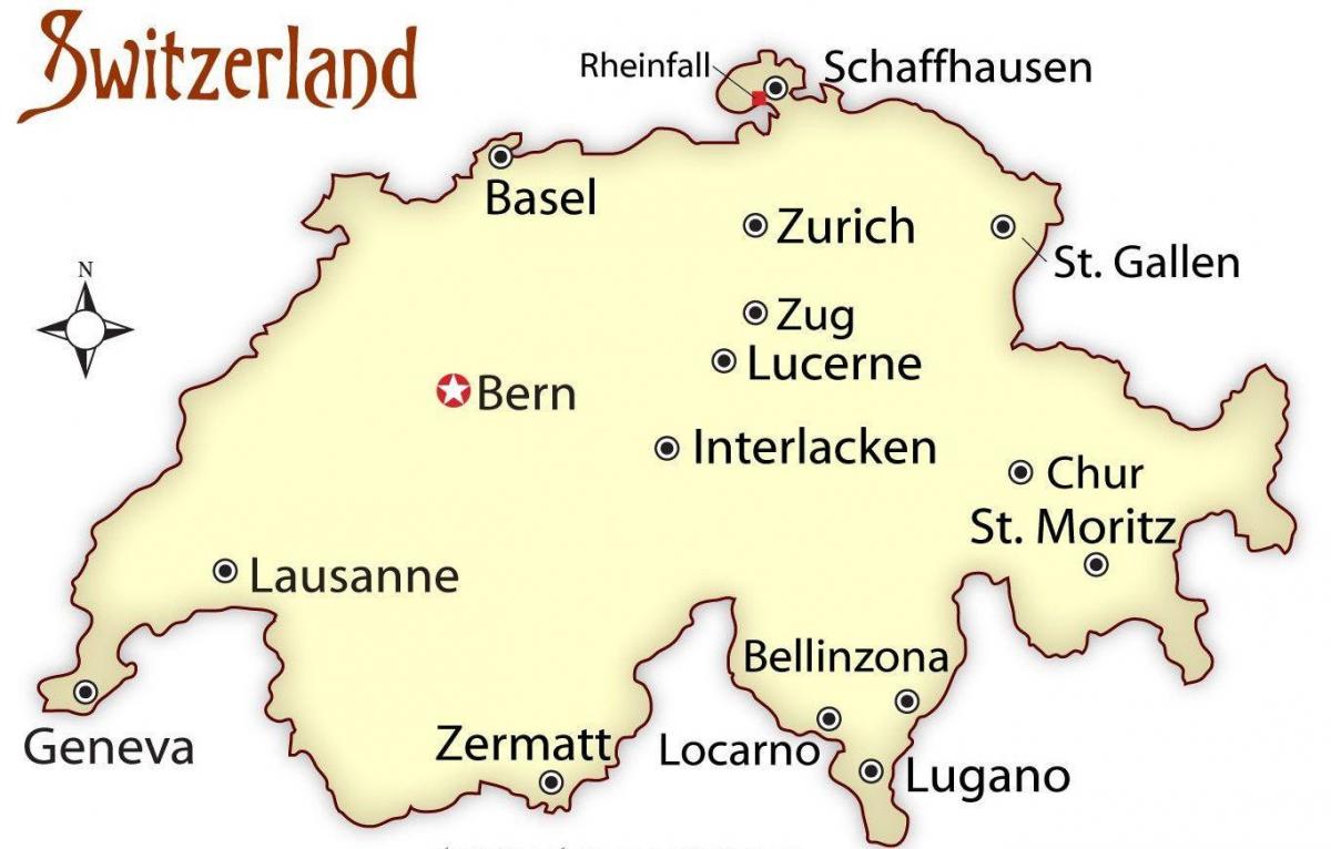 zürich zvicër në hartë