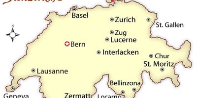 Zürich zvicër në hartë