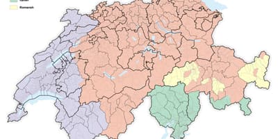 Harta e zvicrës në gjuhën